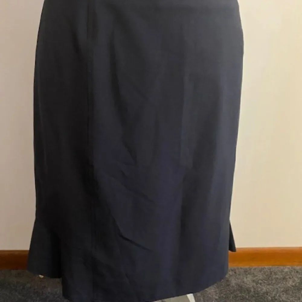 i.e. Woman Navy Whimsical Tourist skirt, size 16W